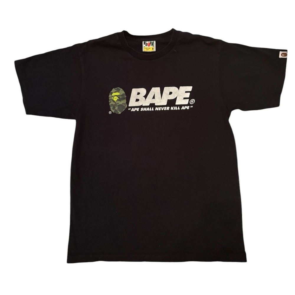 BAPE Bathing Ape Big Logo Tee Shirt M
